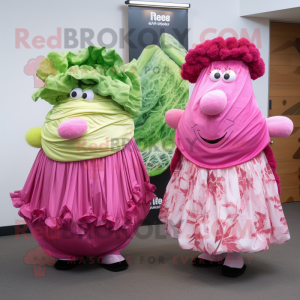 Personagem de mascote Pink...