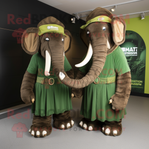 Forest Green Mammoth maskot...