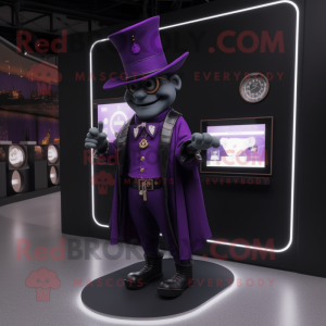 Purple Magician maskot...
