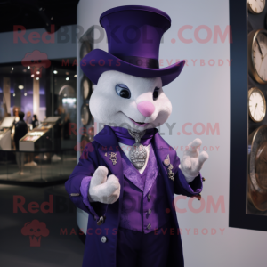 Purple Magician maskot...