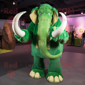 Green Mammoth mascotte...