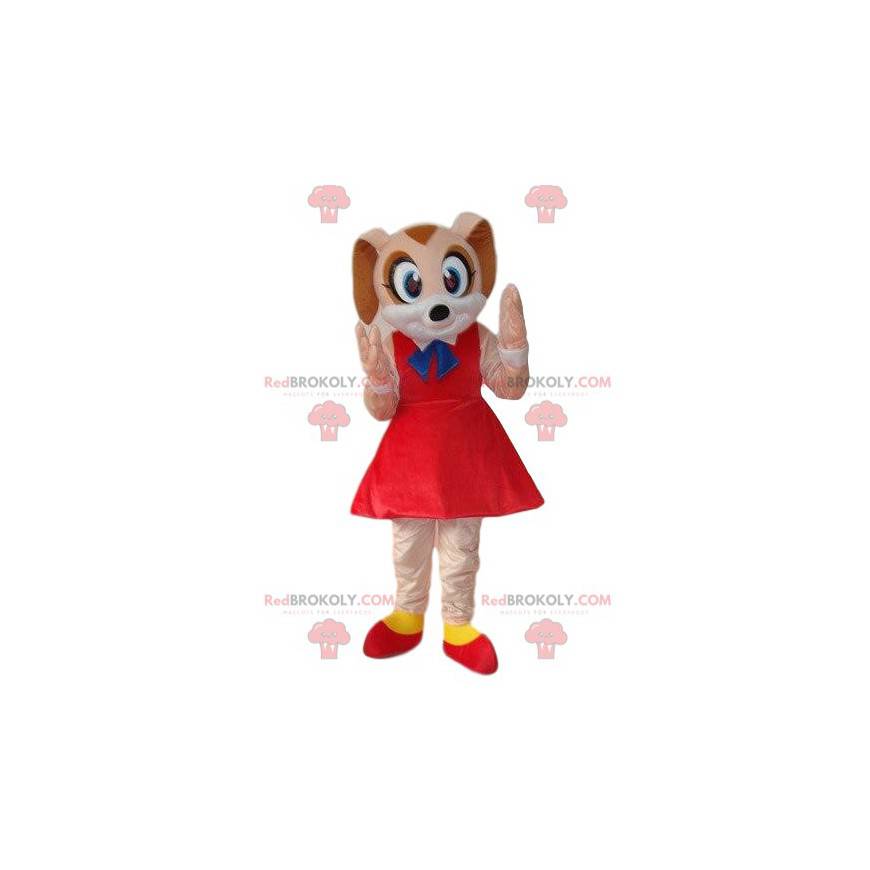 Mascota del ratón marrón, disfraz de ratoncita - Redbrokoly.com