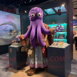  Kraken mascotte kostuum...