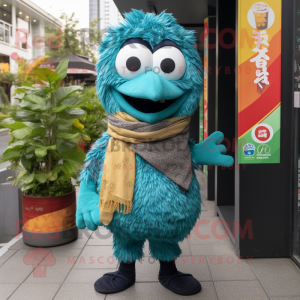 Postava maskota Teal Ramen...