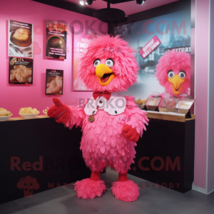 Pink Fried Chicken mascotte...