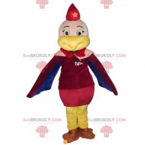 Mascotte de poule, costume de coq, déguisement de dinde -