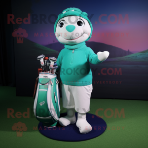 Postava maskota Golf Bag...