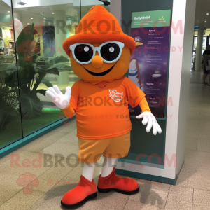 Oransje anheng maskot...