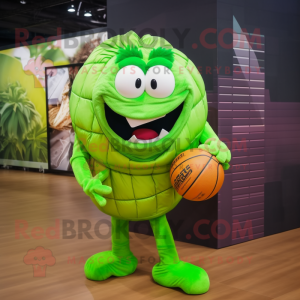 Lime Green Basketball Ball...