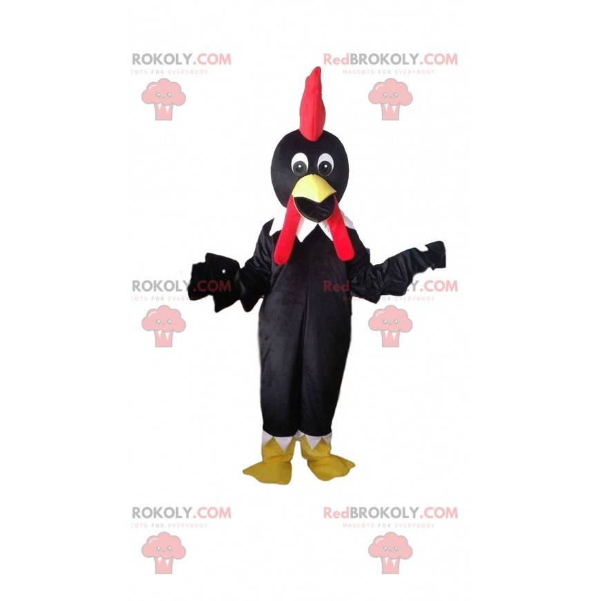 Mascotte zwarte vogel, ravenkostuum, kippenkostuum - Mascotte zwarte vogel, ravenkostuum, kippenkostuum -