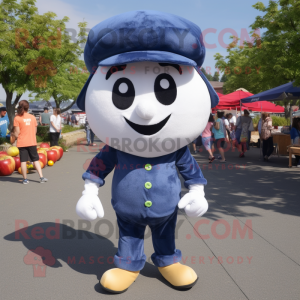 Navy Apple maskot kostume...