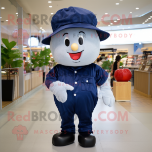 Navy Apple maskot kostume...