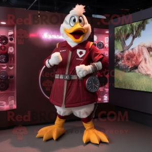 Maroon Swans mascotte...