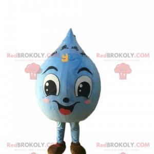 Mascota de gota de agua gigante, disfraz de gota -