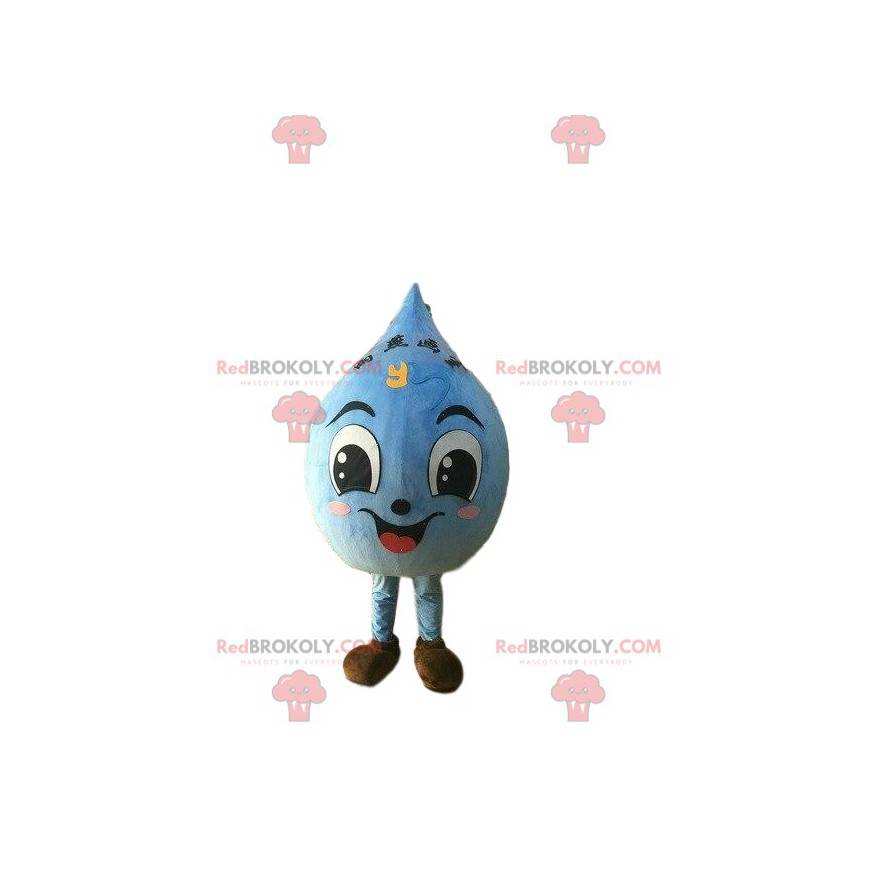 Mascotte gigante a goccia d'acqua, costume a goccia -