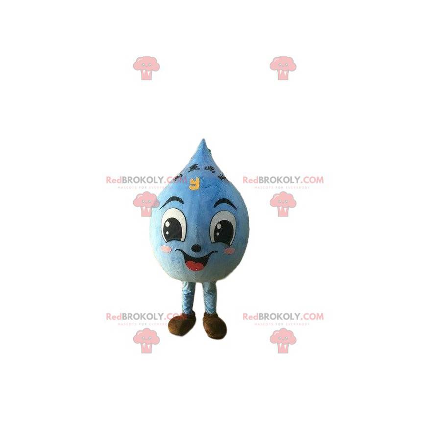 Riesiges Wassertropfen Maskottchen Tropfenkostum Schnitt L 175 180 Cm