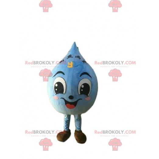 Mascotte gigante a goccia d'acqua, costume a goccia -