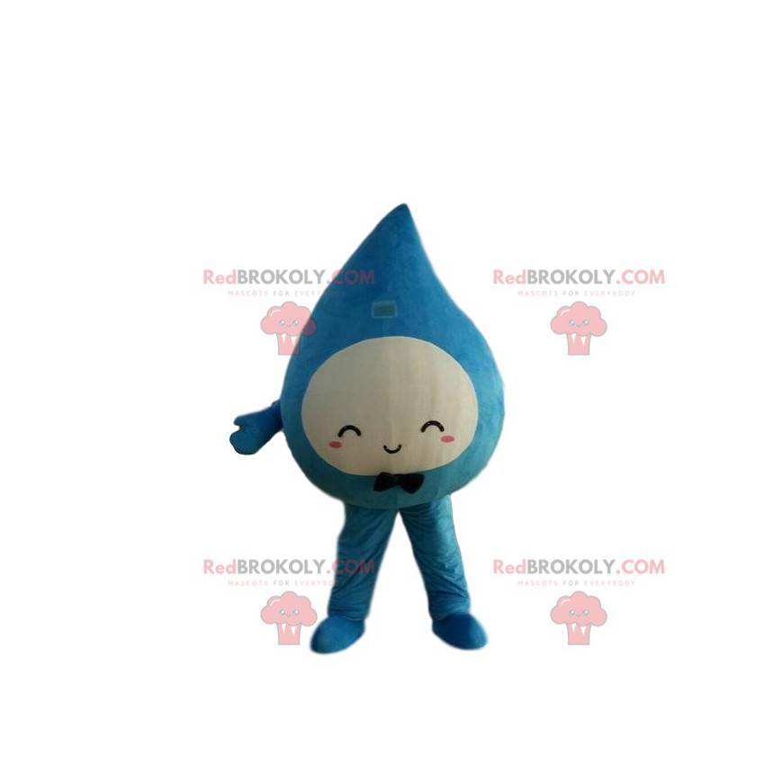 Obří kapka vody maskot, modrá kapka kostým - Redbrokoly.com Obří kapka vody maskot, modrá kapka kostým - Redbrokoly.com