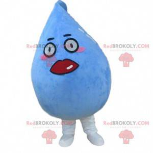Mascota de gota de agua gigante, disfraz de gota -