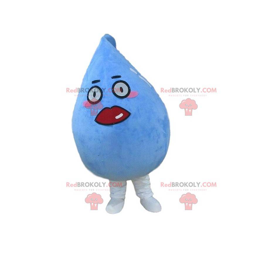 Mascotte gigantische waterdruppel, drop-kostuum - Redbrokoly.com