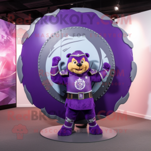 Postava maskota Purple...