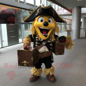 Gull Pirate maskot drakt...