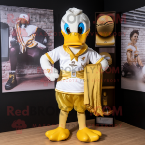 Gold Swans mascotte kostuum...
