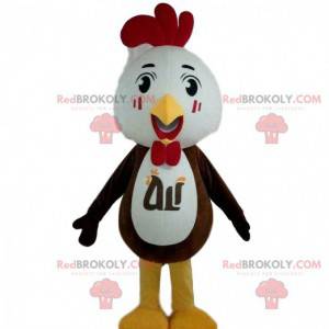 Mascotte de coq français, costume de poule, déguisement de