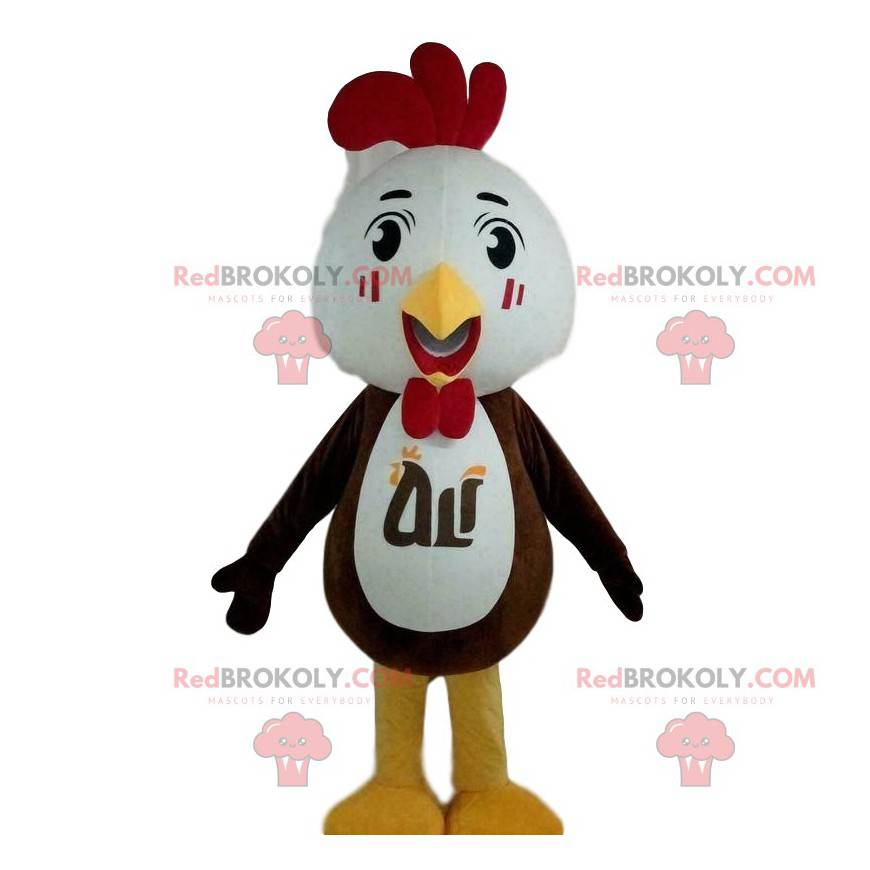 French rooster mascot, hen costume, chicken costume -