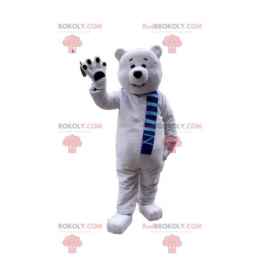 Mascotte d'ours polaire, costume d'ours blanc, grizzli -