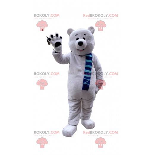 Mascote de urso polar, fantasia de urso polar, urso pardo -