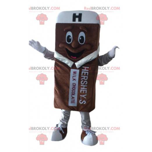 Chokoladestangmaskot, konfekturekostume, kæmpe chokolade -