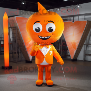 Orange Arrow Of Love maskot...
