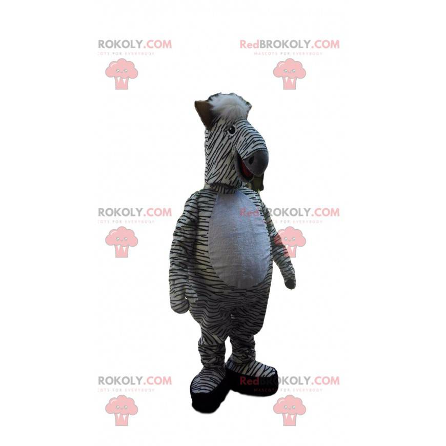 Mascote zebra, fantasia de cavalo, animal da savana - Mascote zebra, fantasia de cavalo, animal da savana -