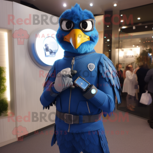 Blue Eagle maskot kostume...