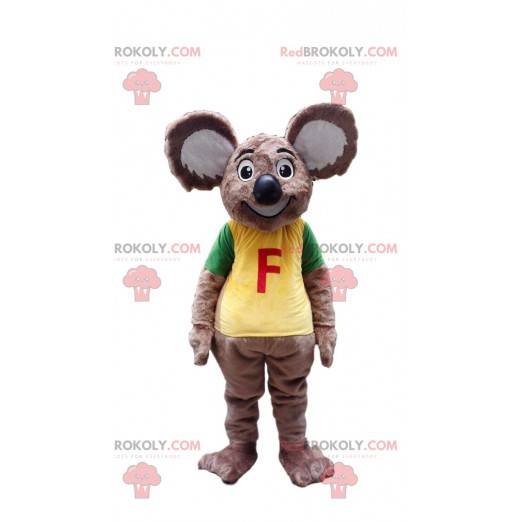 Grå koala maskot, kostume Australien, australsk dyr -