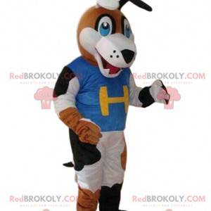 Mascotte del cane sportivo, costume della squadra, mascotte del