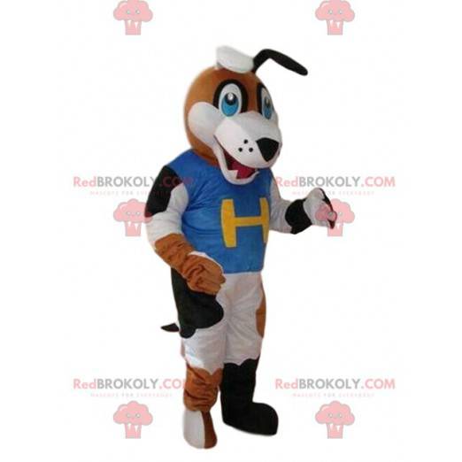 Sports dog mascot, team costume, supporter mascot -