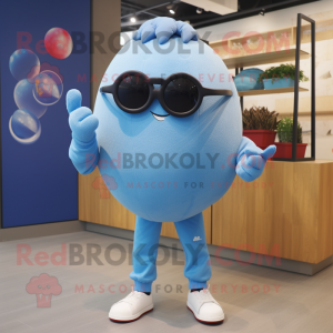 Sky Blue Meatballs maskot...