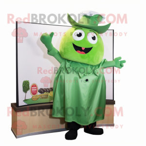 Green Pepper maskot kostume...