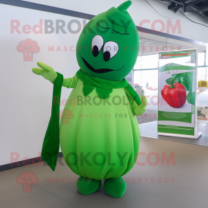 Green Pepper mascotte...