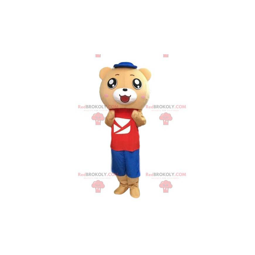 Beige farget bamse kostyme i fargerikt antrekk - Redbrokoly.com Beige farget bamse kostyme i fargerikt antrekk - Redbrokoly.com
