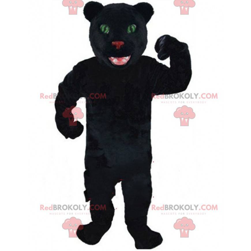 Mascota pantera negra, disfraz felino, felino negro -