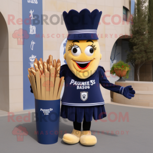 Marine pommes frites maskot...