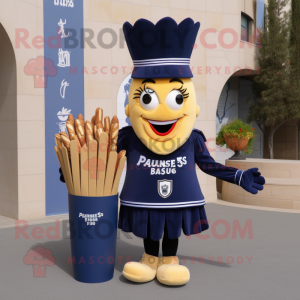 Navy French Fries mascotte...