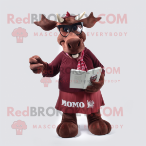 Maroon Moose mascotte...