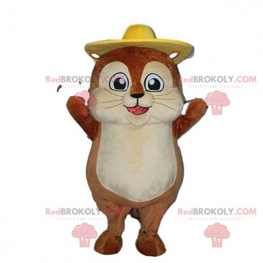 Mascote toupeira, fantasia de hamster, fantasia de roedor -