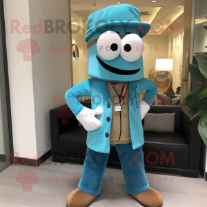 Turkis Doctor maskot drakt...