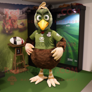 Olive Hens mascotte kostuum...