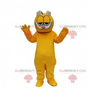 Mascote Garfield, famoso desenho animado do gato laranja -